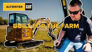 How Loeffler Farms Uses a Cat® 304 for Everyday Farm Work Cat 304 Mini Excavator