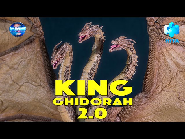 Hiya Toys) KING GHIDORAH 2019 (2.0 Ver) Figure Review #godzilla