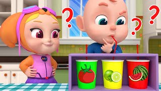 colorful fruit juice song colors song kids nursery rhymes