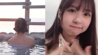 ボディラインが丸見えなので風呂上がりはカットされた 橋本陽菜