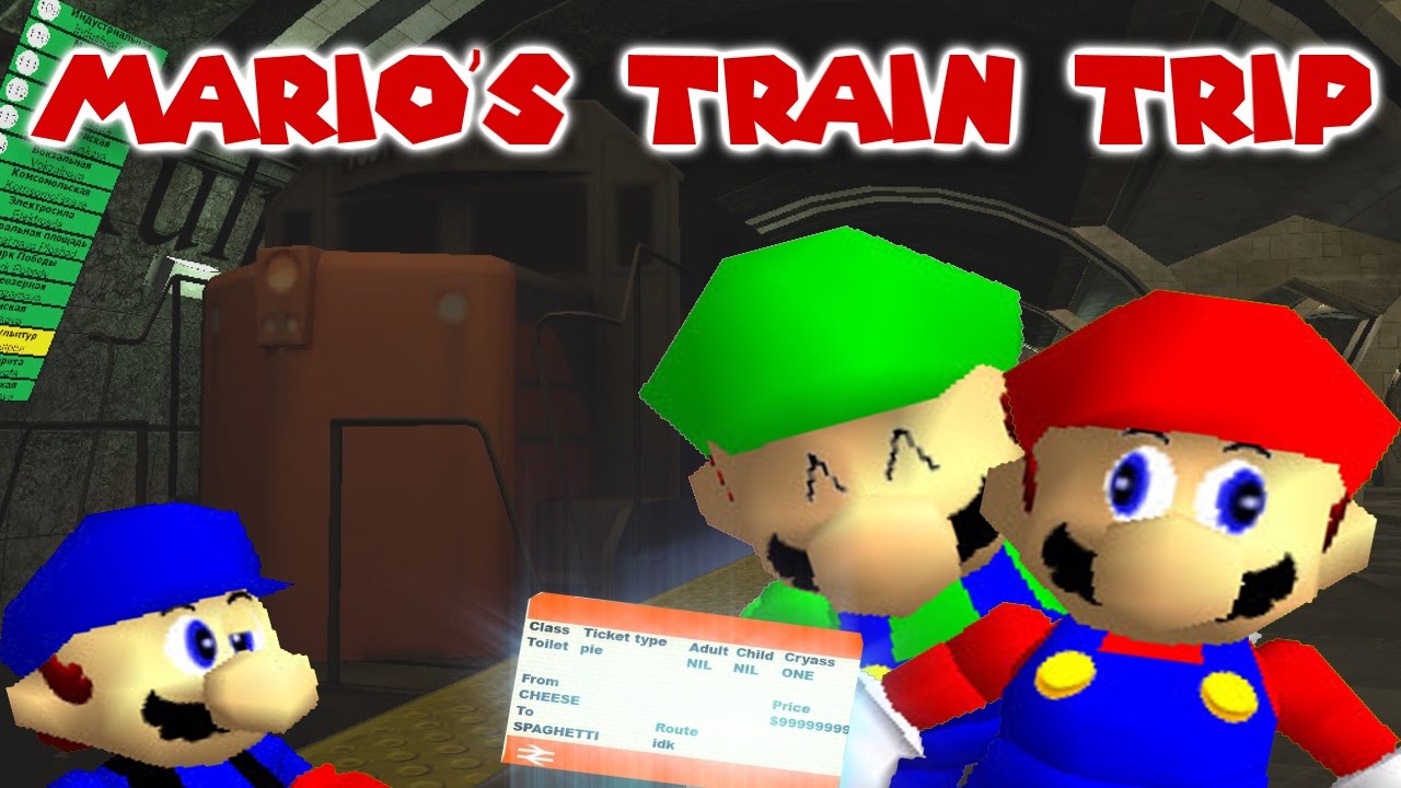 Super Mario 64 Bloopers Mario S Train Trip Youtube - super mario 64 bloopers series 2 charcathers roblox