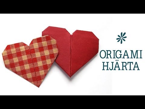 Video: Hur Man Skapar Ett Origamihjärta