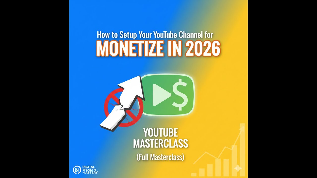 HOW TO SETUP YOUR YOUTUBE CHANNEL TO GET MORE VIEWS AND GET MONETIZED 2026 (Full Masterclass)