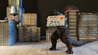 Godzilla and I Thanks you for 300 subs 😁❤