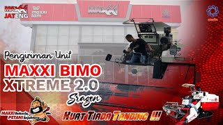 MAXXI || Pengiriman Unit Combine Harvester MAXXI BIMO XTREME 2.0 HST 45 cc ke Bp. Sukarman Sragen.