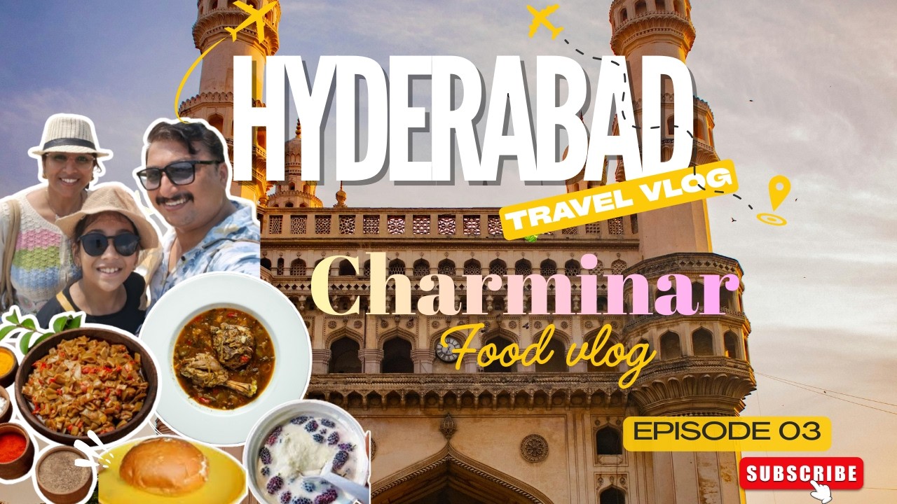 Charminar Hyderabad 🇮🇳 | Best Street Food + Budget Shopping at Laad Bazaar 😍 | Hyderabad episode 3