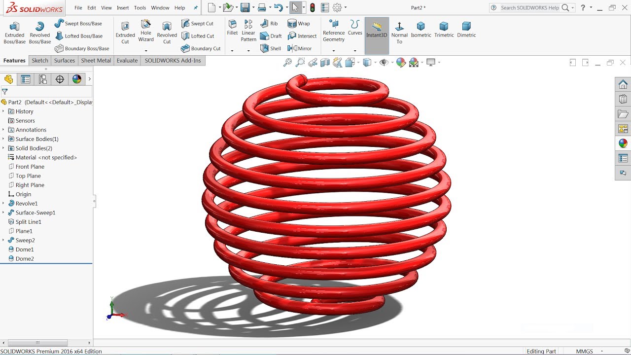 solidworks spring model download