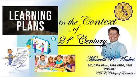 Learning Plans in the Context of the 21st Century