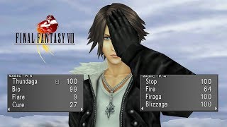 Final Fantasy VIII Remastered  All Magic Exhibition [4K]