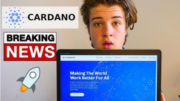🚀 Cardano (ADA) Breaking News! // Cardano Will Implement Smart Contracts // Cardano To The Moon!