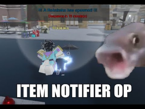 Roblox Yba Item Notifier Is To Op Youtube - fast notifier roblox