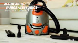Aspirador de Pó PAS1800 Filtro Hepa | Philco