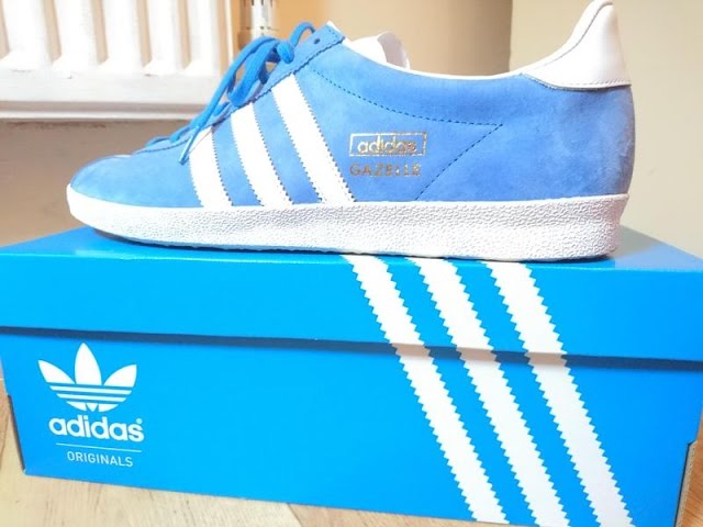 Gazelle OG Unboxing - Air Force Blue - YouTube