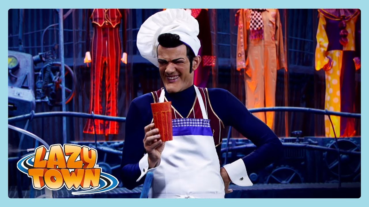Rooby Rotten Cake Robbie Rotten The Chef Lazy Town | Wildbrain Wonder - YouTube