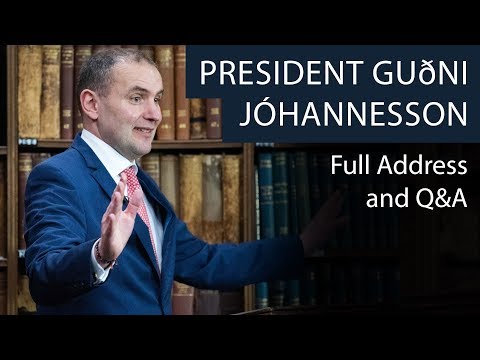 Video: Islands president Gvyudni Johannesson: biografi, familj, intressanta fakta