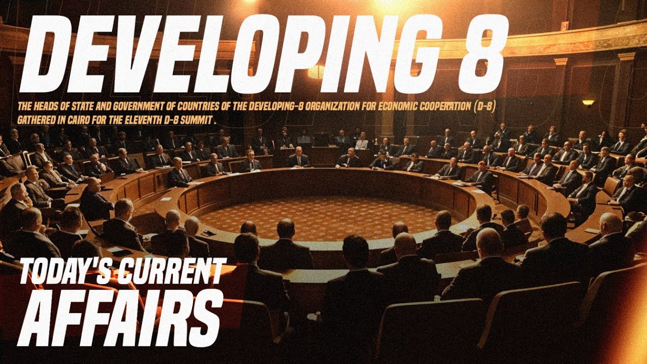 Current Affairs/ Developing Eight (D-8) Organization / UPSC Sure Shot ...