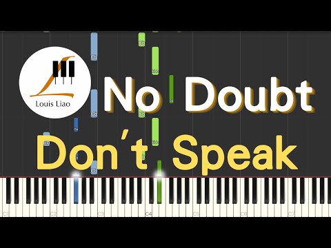 Don't Speak (簡譜版) - 不要懷疑樂團 No Doubt