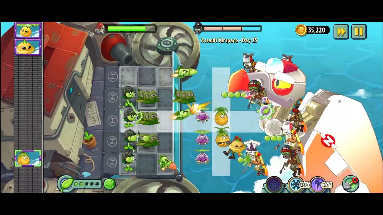 PvZ2 Reflourished Assault Airspace Level 25