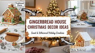 163 Gingerbread House Decor Ideas 2026 Candy Houses Lights Festive DIY Ideas