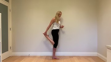 quads pails and rails in standing ( for hip extension and knee flexion)