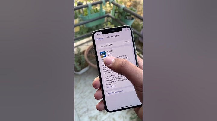 iOS 16.3 update on iPhone X