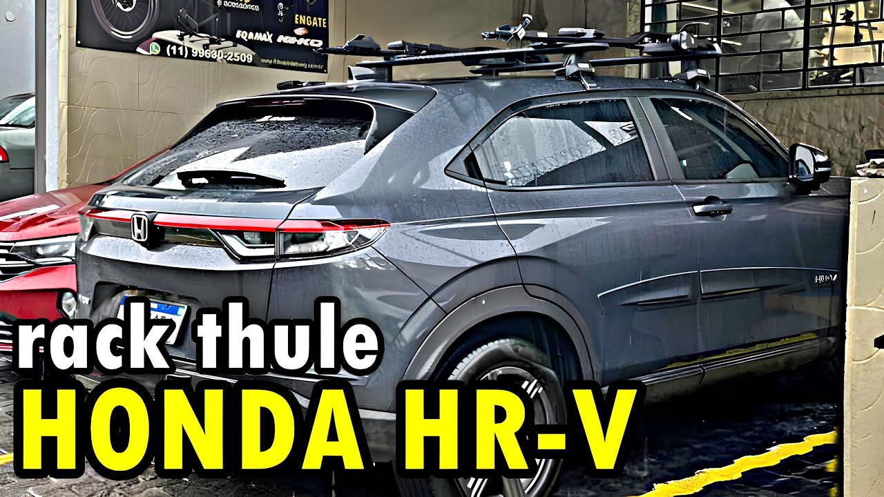 Honda HR-V 2026 com Thule: WingBar Evo Black + 2 ProRide 598