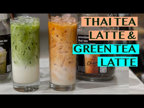 HOW TO BREW TEA USING AN ESPRESSO MACHINE: RECIPES FOR THAI TEA LATTE AND JASMINE GREEN TEA LATTE