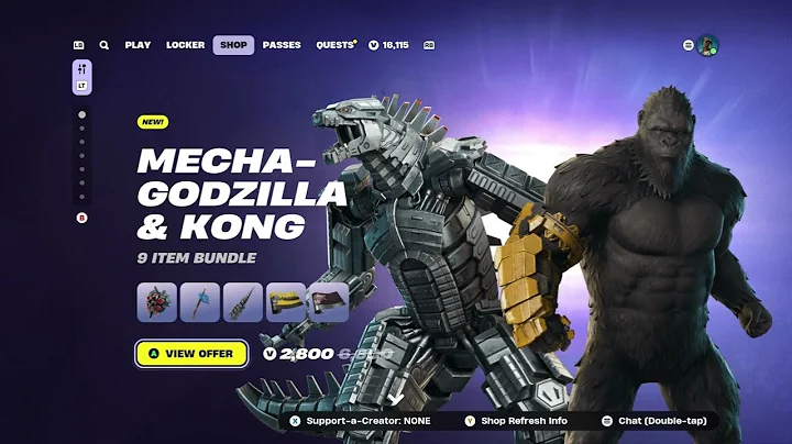 MechaGodzilla & KONG gameplay and review!! [Before you buy] #fortnite #godzilla #kong