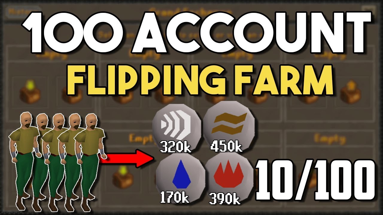 Building an Insane 100 Account Flipping Farm! [Accounts 6 to 10] Flipping on 100 Accounts [OSRS]