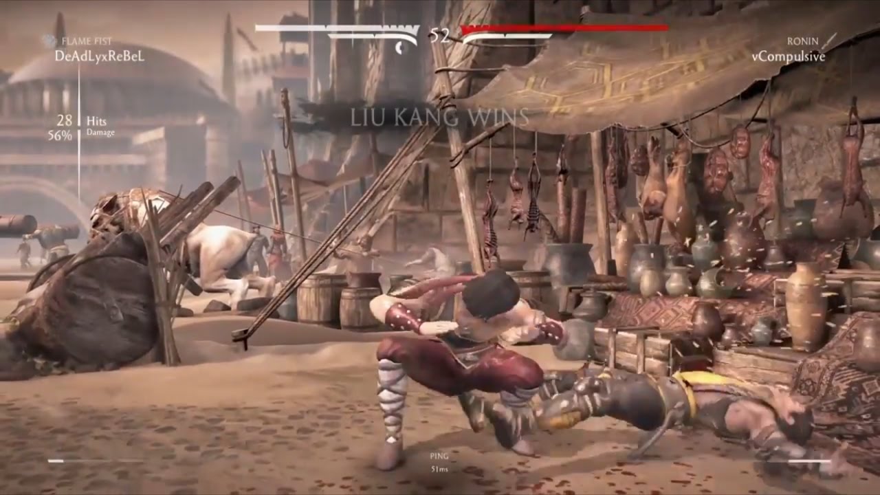 Liu Kang Flame Fist Highlights