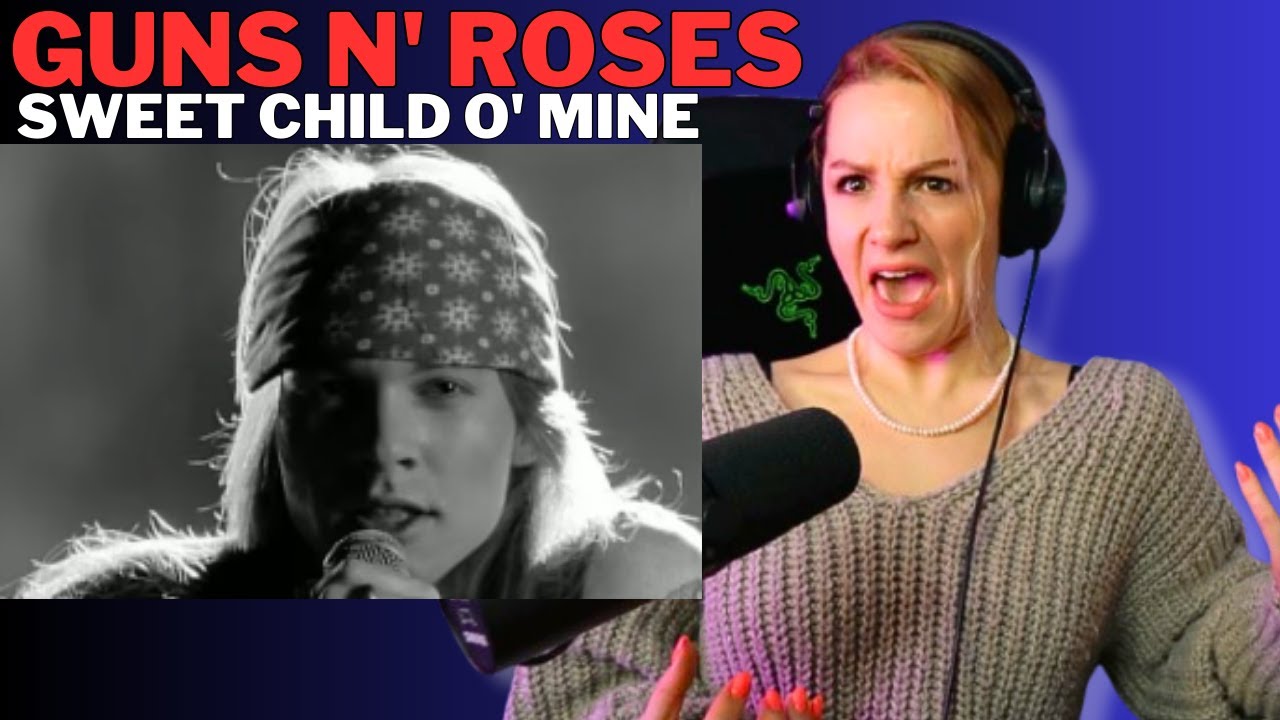 *Sweet Child O' Mine* by Guns N' Roses VOCAL REACTION
