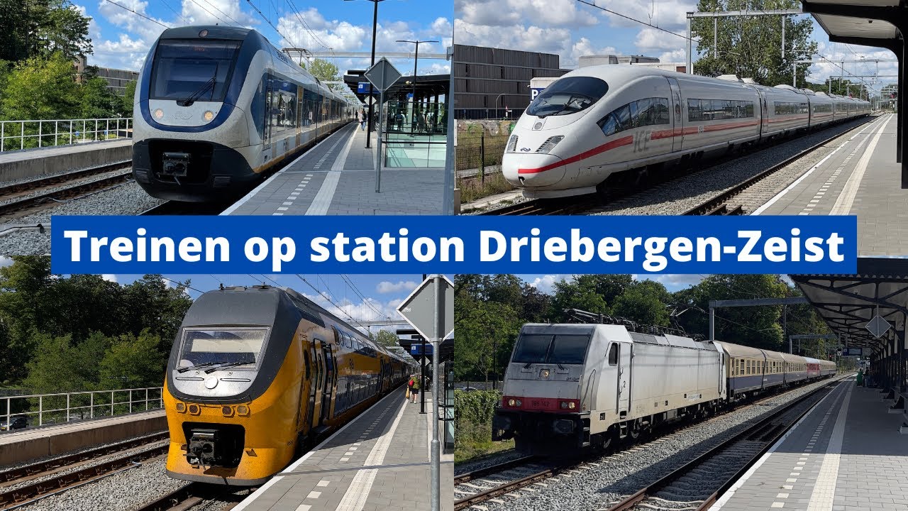 Treinen op station Driebergen-Zeist - 6 augustus 2022