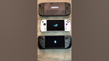 Legion Go vs Rog Ally vs Steam Deck | Boot Up Speed Comparison! #rogally #steamdeck #legiongo #short