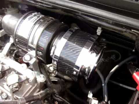 "SATISFACTION COLD AIR INTAKE SYSTEMS" Suction sounds of TOYOTA PASSO / DAIHATSU BOON(Sirion) / PERODUA Myvi / SUBARU DEX 1.3L CARBON CHAMBER AIR INTAKE