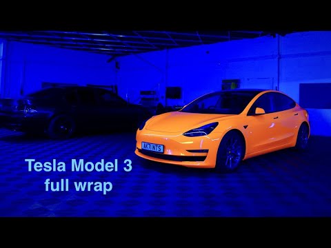 Neon Orange Wrap Vinyl