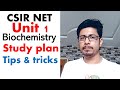 CSIR NET life science unit 1 | CSIR NET study plan for syllabus unit 1 | CSIR NET Biochemistry