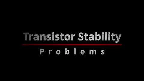 Stability Problems: How to find stability factor SVBE
