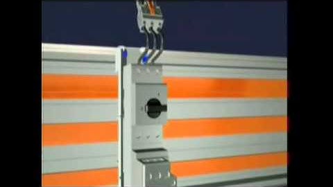 RiLine 60 - демонстрация шинной системы (Rittal).