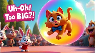 Animals Bubble Contest | Bunny And Cat Video | Kids Story In English screenshot 5