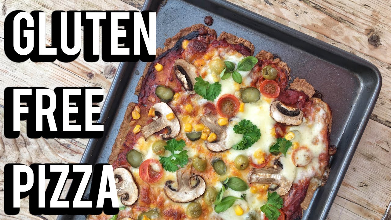 GLUTEN FREE buckwheat pizza crust NO yeast EASY step by step recipe