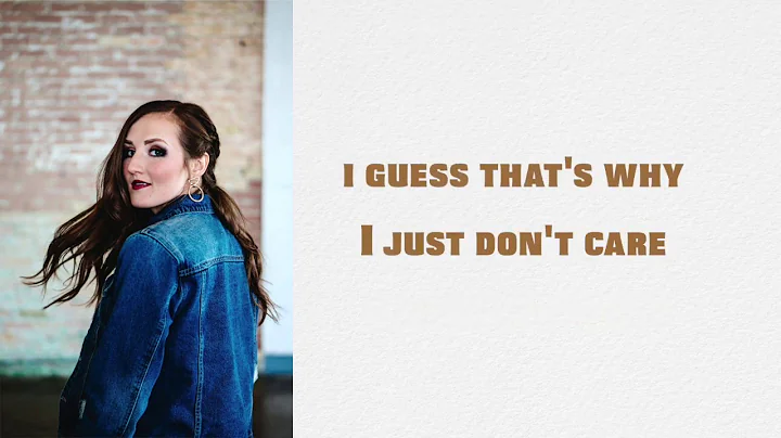 Just Don't Care, Amy Geis | Lyric Video