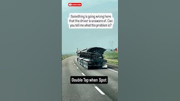 Thumbnail of genius can spot what is wrong ? #ytshorts #challenge #reels #traffic #car #truck #diving #road