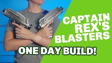 How I Made Captain Rex’s Blasters from FOAM // Captain Rex’s DC-17 Blaster Tutorial