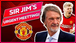 🛑 SIR JIM'S EMERGENCY TEN HAG MEETTING!! as hojlund SLAMMED for celebrating!!