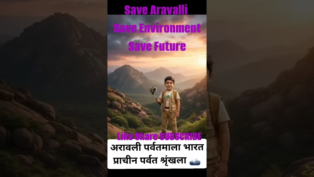 अरावली पर्वतमाला नहीं बची तो भविष्य नहीं | Save Aravalli Awareness | 