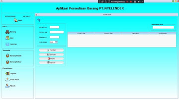 Tutorial Running Aplikasi Persediaan Barang ( Ms.Access & Java Netbeans 6.9 )