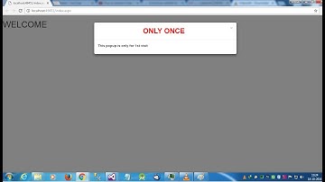 modal popup using jquery, only once