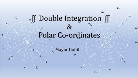 Double Integration - Polar Coordinates-Lecture 21-Method1 #mathematics #india
