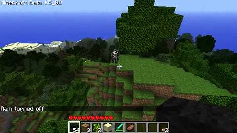 Minecraft: Single Player Commands 1.5_0.1 BETA. Weather and Key Bindings