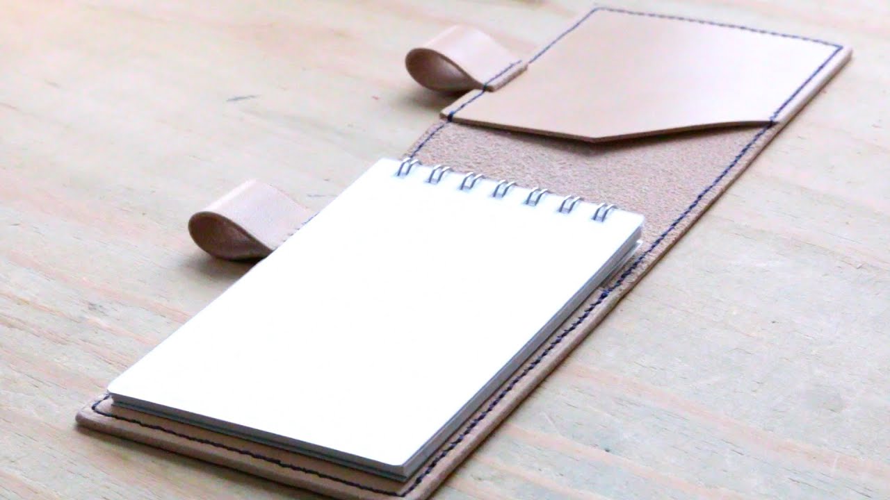 無印良品 ダブルリングメモa7サイズカバー レザークラフト Leathercraft Muji Youtube